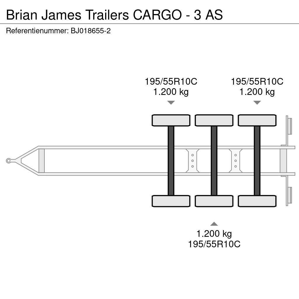 Brian James Trailers CARGO - 3 AS Přívesy na přepravu automobilů
