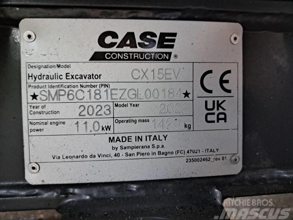 CASE CX15EV Mini rýpadla < 7t