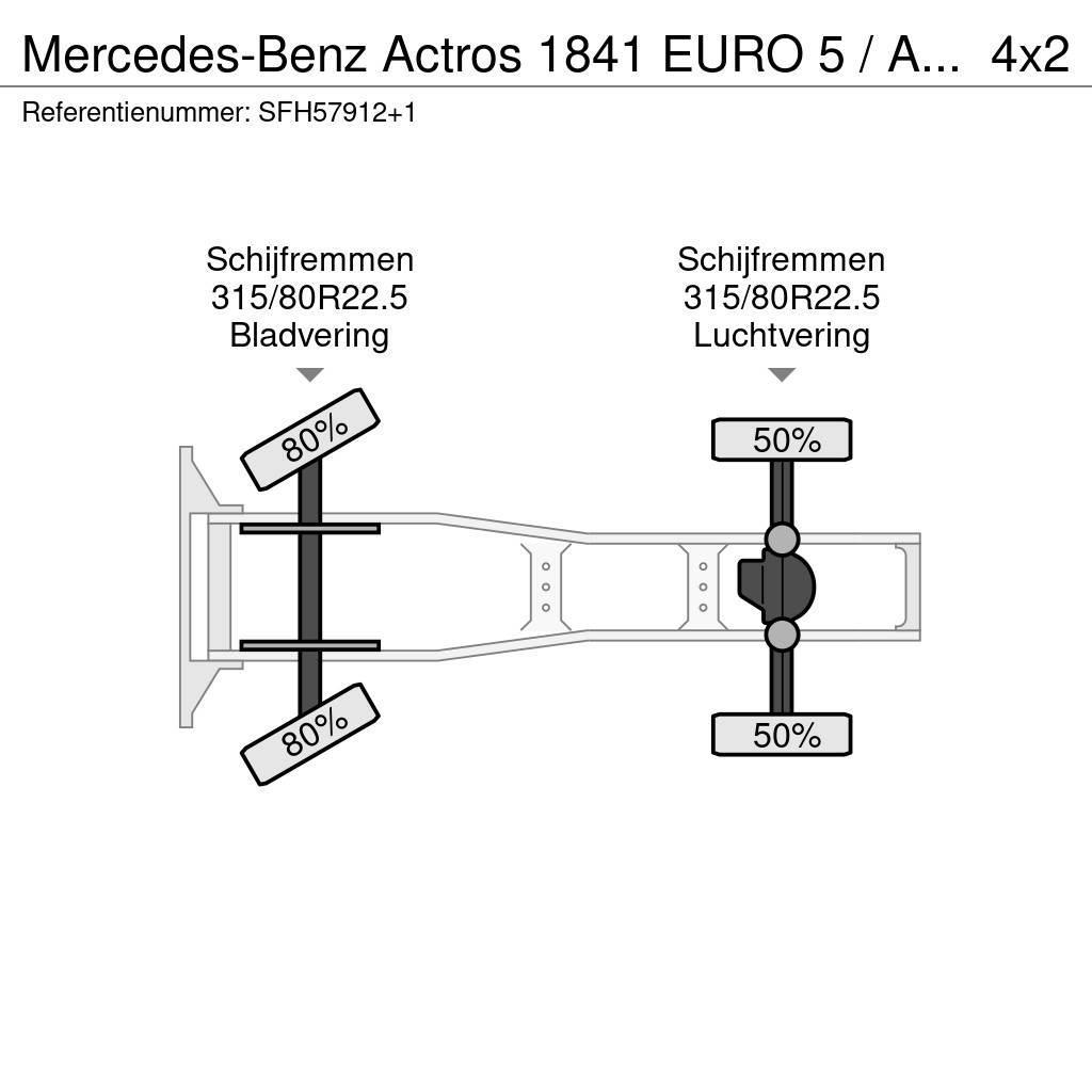 Mercedes-Benz Actros 1841 EURO 5 / AIRCO Tahače