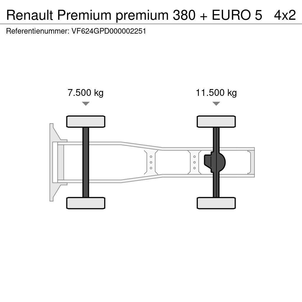 Renault Premium premium 380 + EURO 5 Tahače