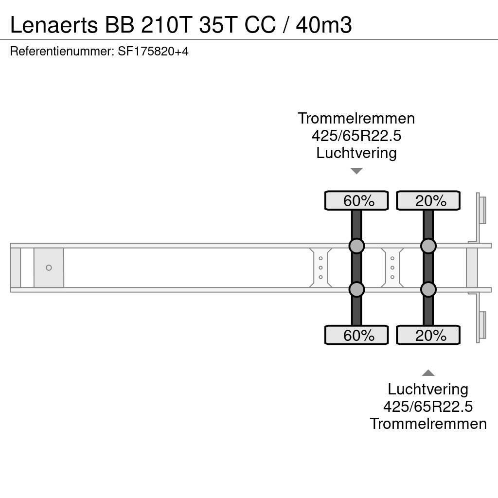 Lenaerts BB 210T 35T CC /  40m3 Sklápěcí návěsy
