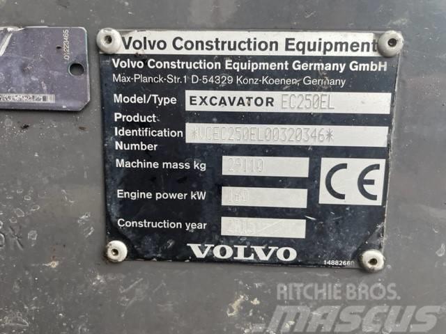 Volvo EC 250 EL Pásová rýpadla