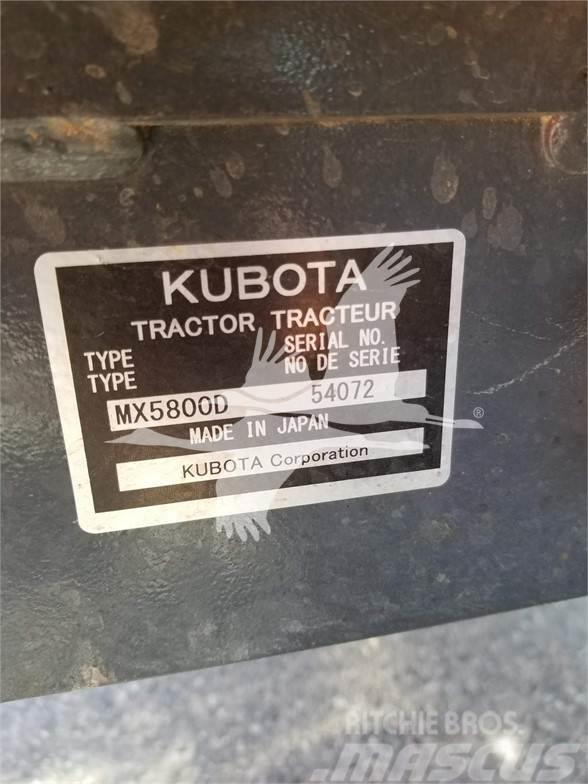 Kubota MX5800HST Traktory