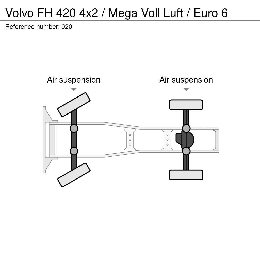 Volvo FH 420 4x2 / Mega Voll Luft / Euro 6 Tractor Units