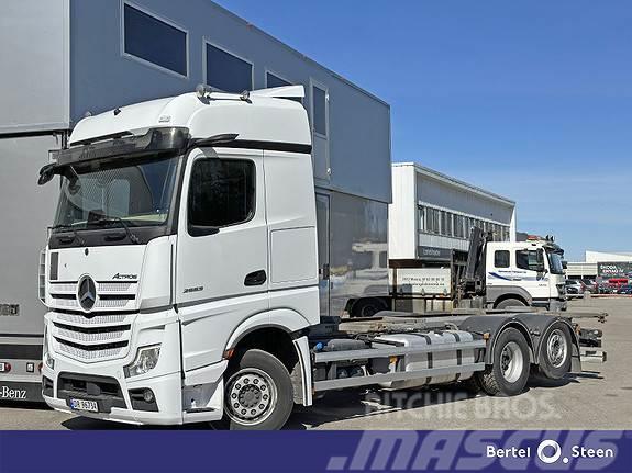 Mercedes-Benz Actros 2553L/49 6x2 velholdt, drivlinjegaranti Kontejnerový rám/Přepravníky kontejnerů