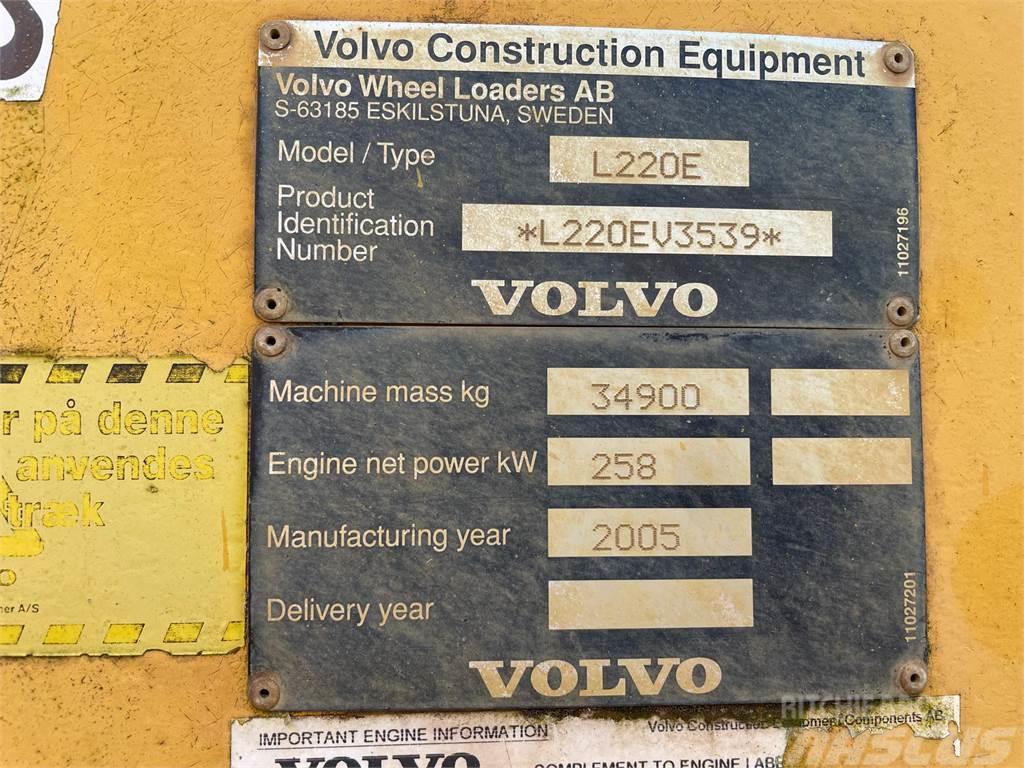 Volvo L220E læssemaskine til ophug Kolové nakladače