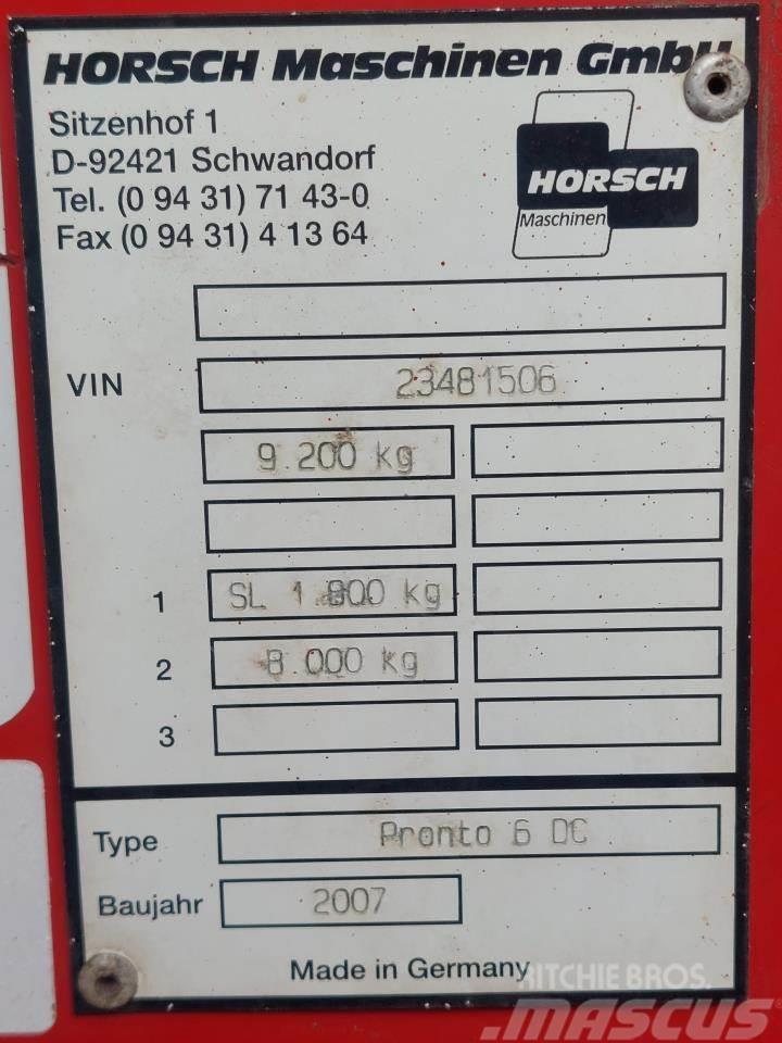 Horsch Pronto 6 DC med Doudrill Mechanické secí stroje