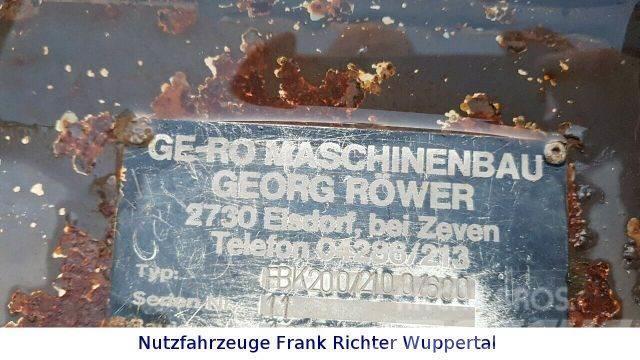  GE-RO Kehrmaschinenanbau für Schaeff 831-834 Zametací kartáče