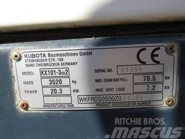 Kubota Minibagger KX 101-3 Minibagger Mini rýpadla < 7t