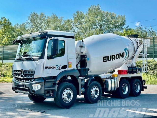 Mercedes-Benz Arocs 5 3540, 8x4 EURO 6e EuromixMTP EM 9 L Concrete trucks