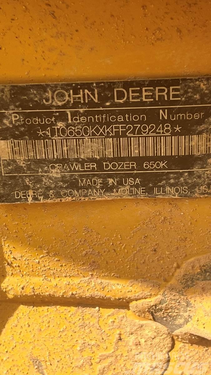 John Deere 650K LGP Pásové dozery