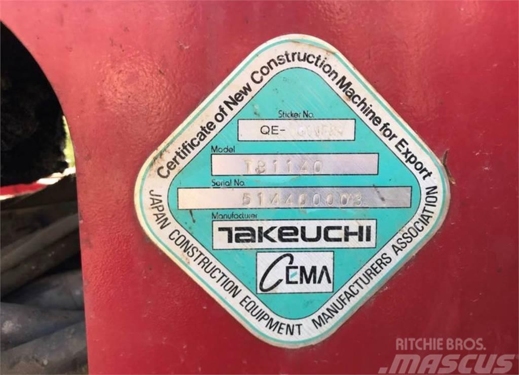 Takeuchi TB1140 Mini rýpadla < 7t