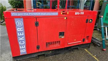 Becker - 70 KVA - Occasie diesel generator - Javac - IIII