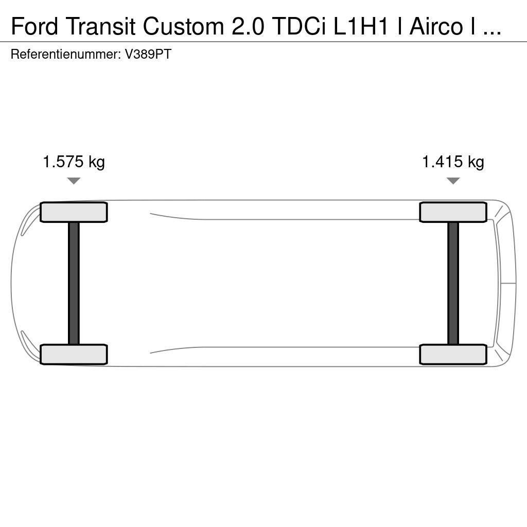 Ford Transit Custom 2.0 TDCi L1H1 l Airco l Navi l Trek Box body