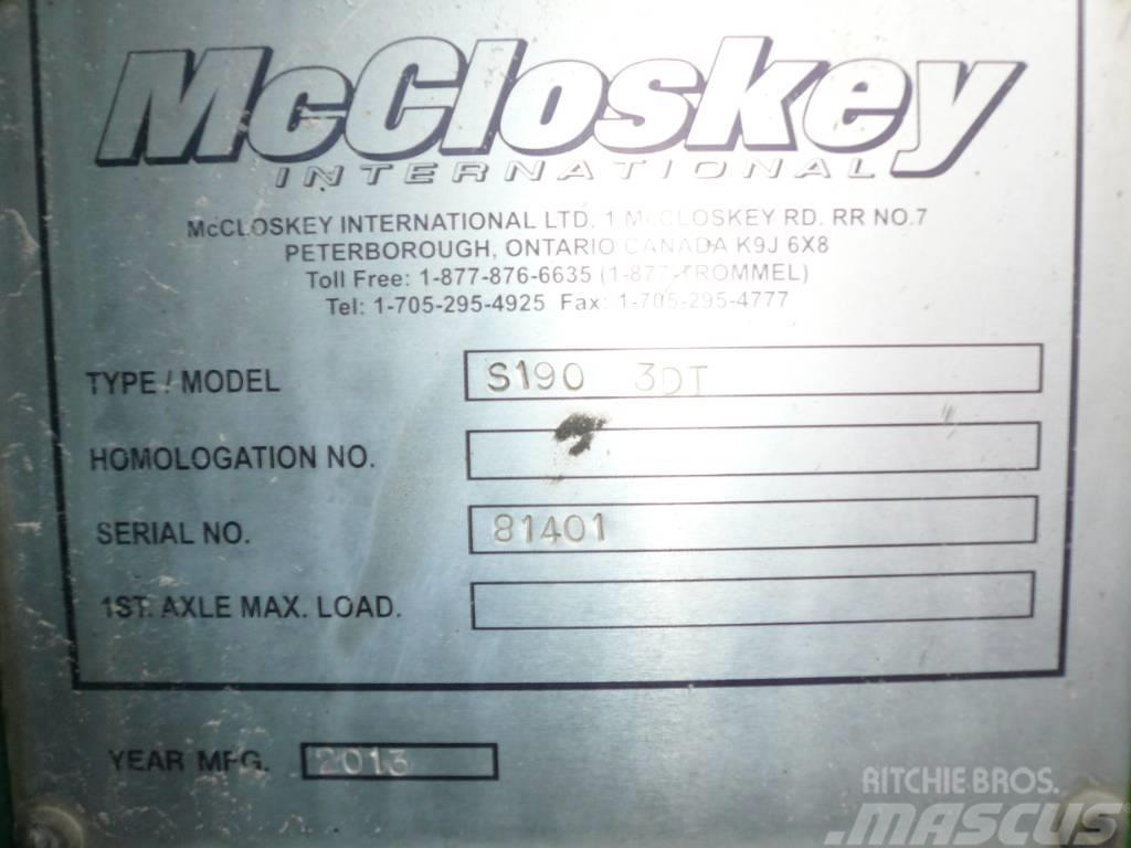 McCloskey S190 3D Mobile screeners