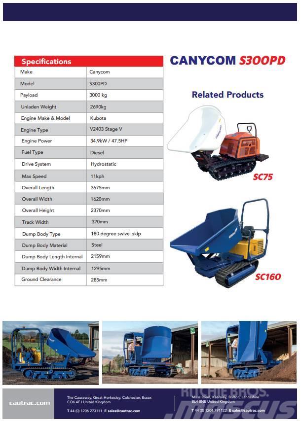 Canycom s300 Tracked dumpers
