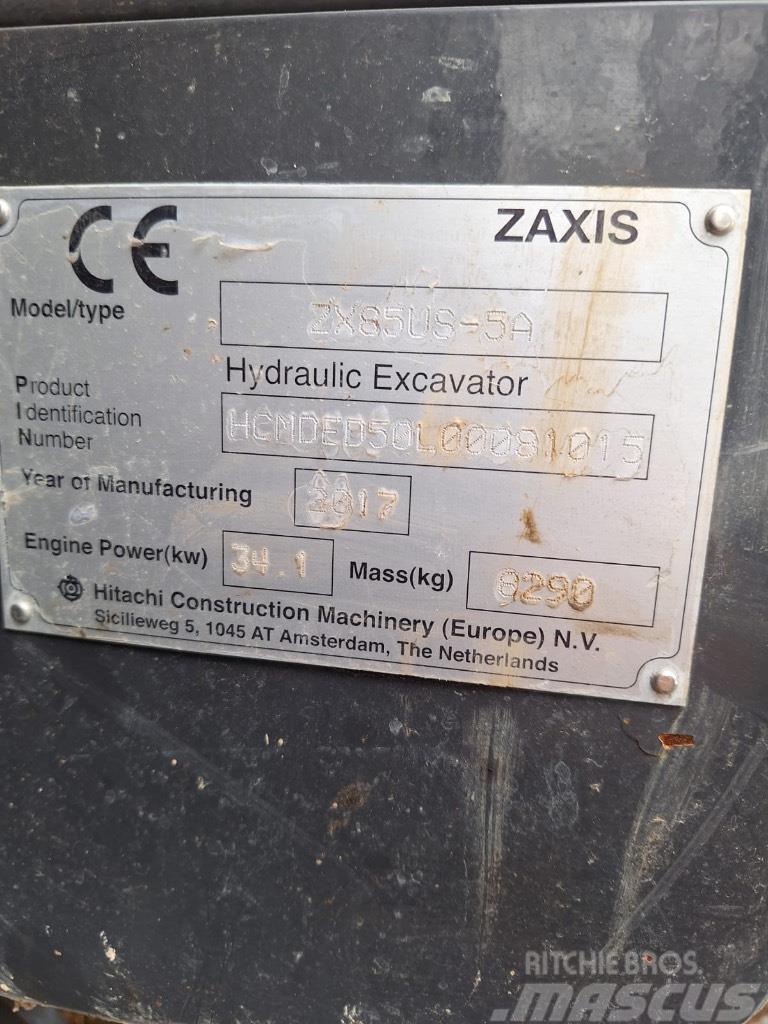 Hitachi ZX 85 US-5 A Midi excavators  7t - 12t
