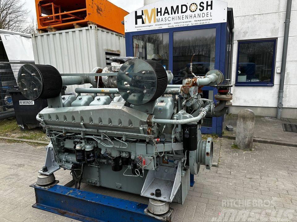  2 x Mitsubishi Marine Motor S12A2 Engines