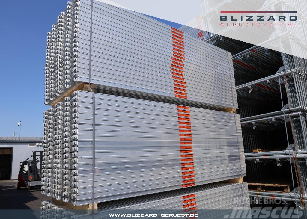 Blizzard Gerüstsysteme 61,24 m² neues Stahlgerüst mit Alubö Scaffolding equipment
