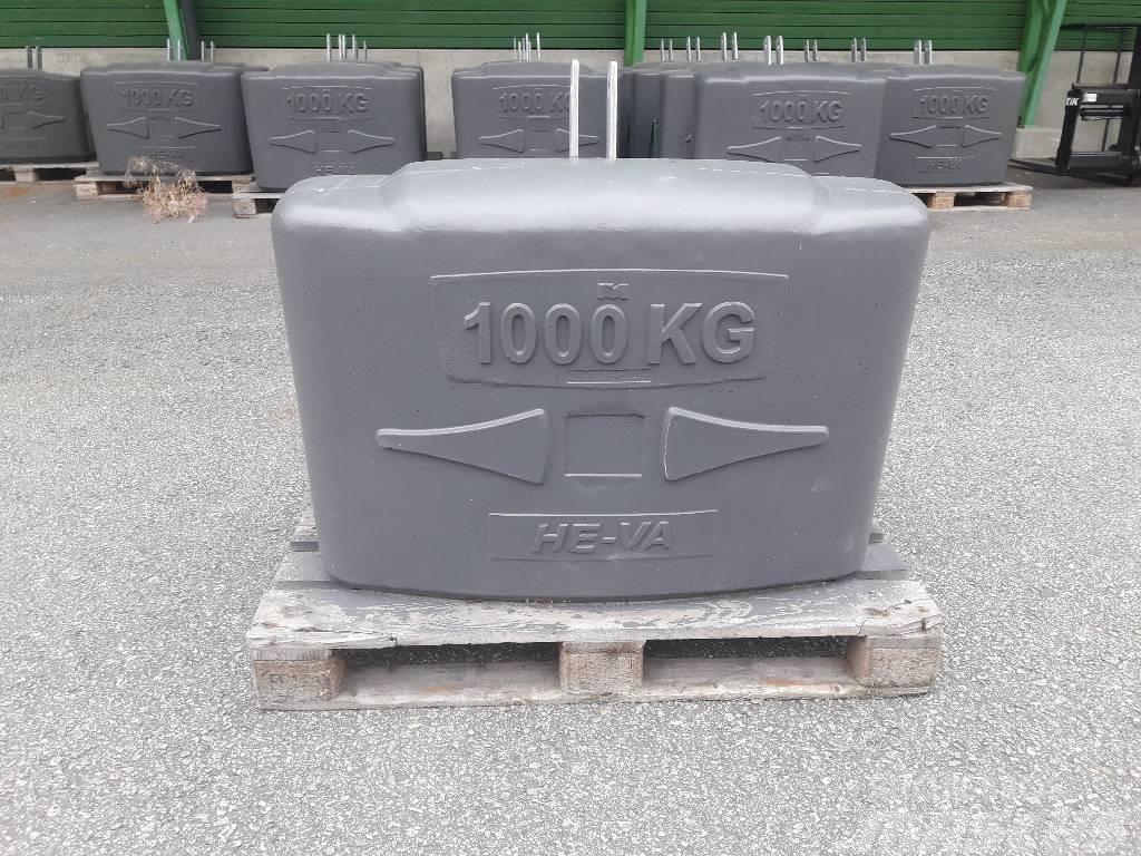 He-Va Etupaino 1000kg Front weights