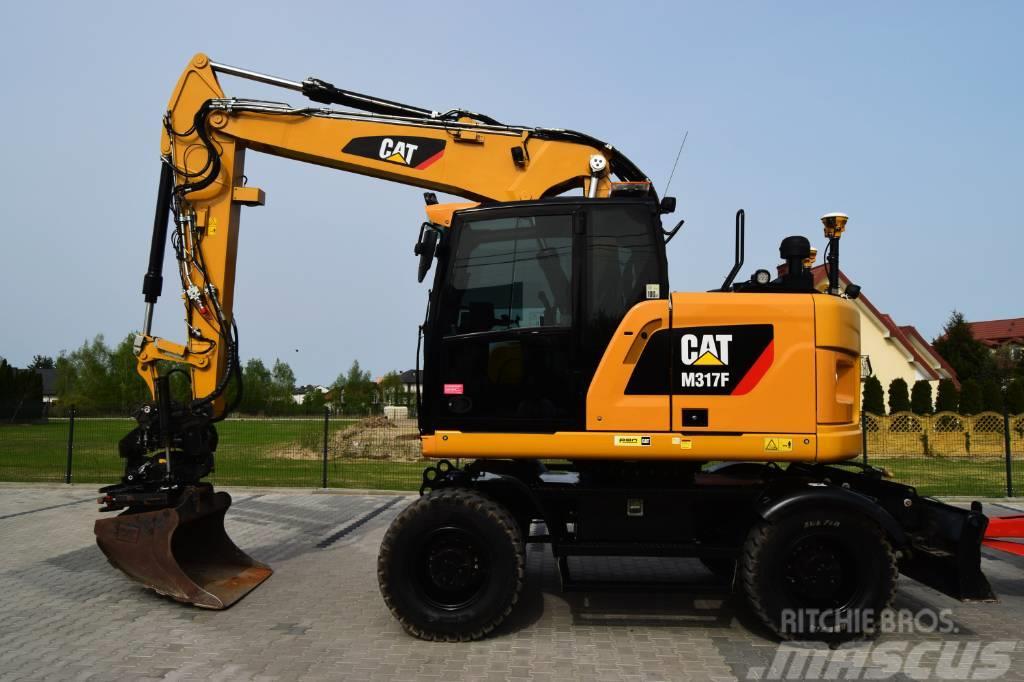 CAT M 317 F M 318 F  COMPACT |2017|rototilt |system 3d Wheeled excavators