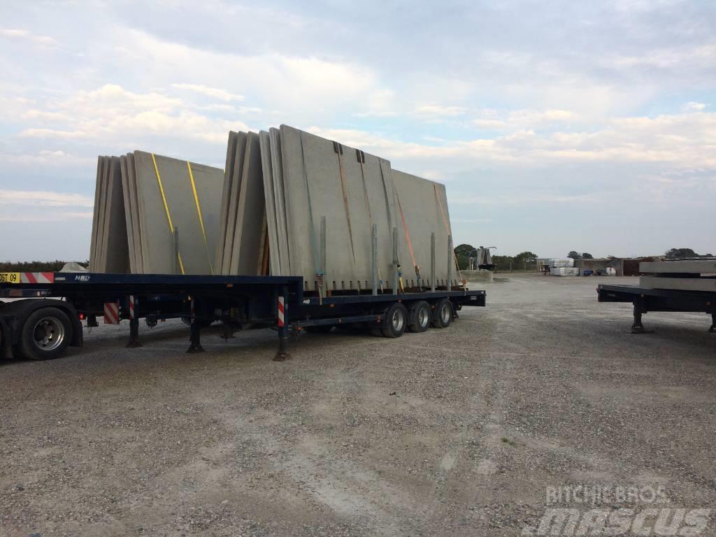 HRD Skifteladstrailere Flatbed/Dropside semi-trailers