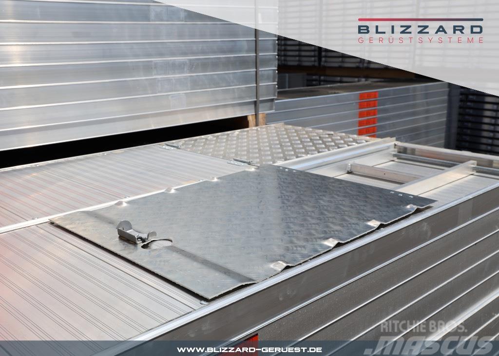 Blizzard S70 245 m² Stahlgerüst neu Vollalubeläge + Durchst Scaffolding equipment