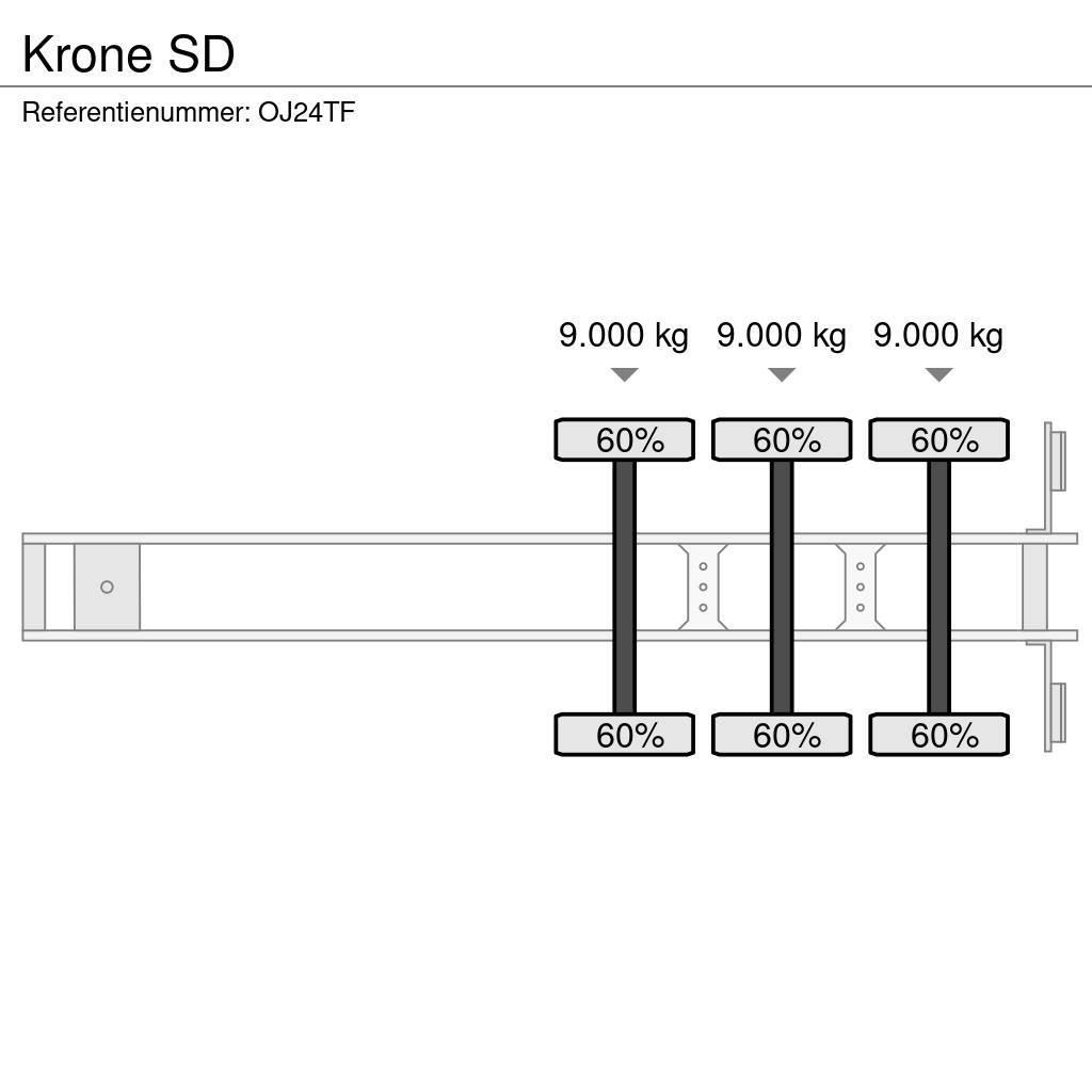Krone SD Curtainsider semi-trailers