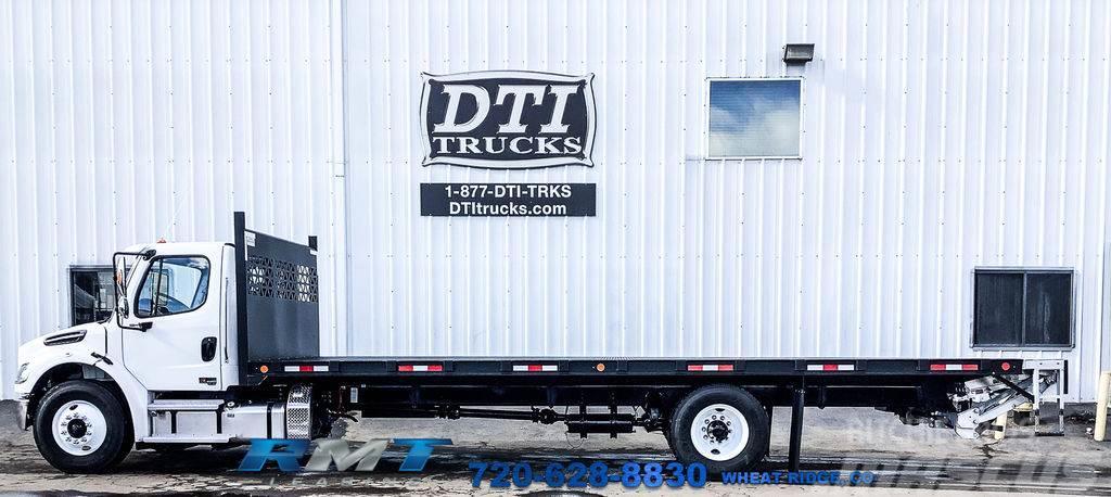 Freightliner M2-106+ Flatbed, Auto, Lift Gate Flatbed / Dropside trucks