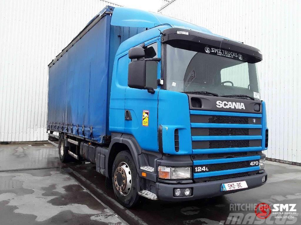Scania 124 470 Curtainsider trucks