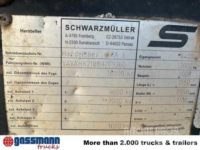 Schwarzmüller TKA 18, Alu-Bordwände, ca. 11m³ Tipper trailers