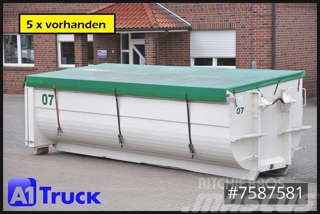 Hüffermann Abrollcontainer, 25m³, Abrollbehälter, Getreides Skeletal trailers