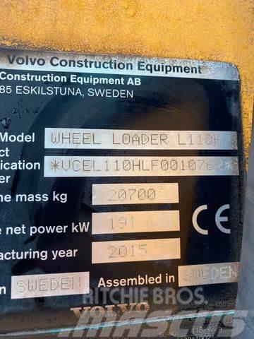 Volvo L110H *BJ. 2015 *15949 H/Klima/*TOP* Wheel loaders