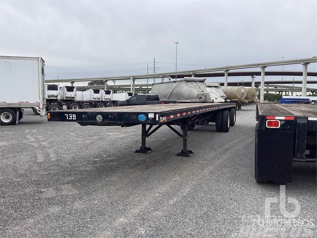 Dorsey 45 ft T/A Spread Axle Flatbed/Dropside semi-trailers