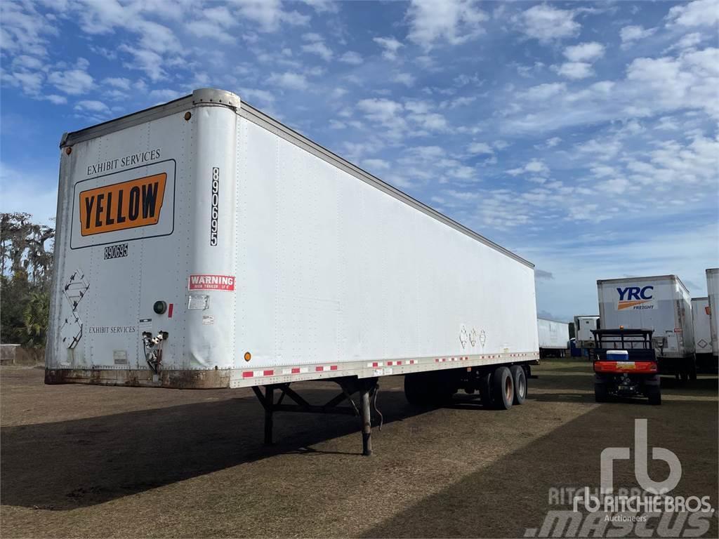 Fruehauf 45 ft x 102 in T/A Box body semi-trailers