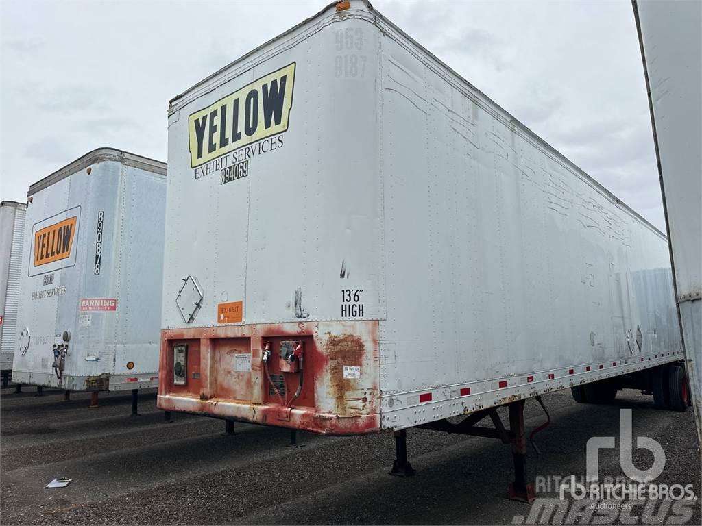 Fruehauf 45 ft x 102 in T/A Box body semi-trailers