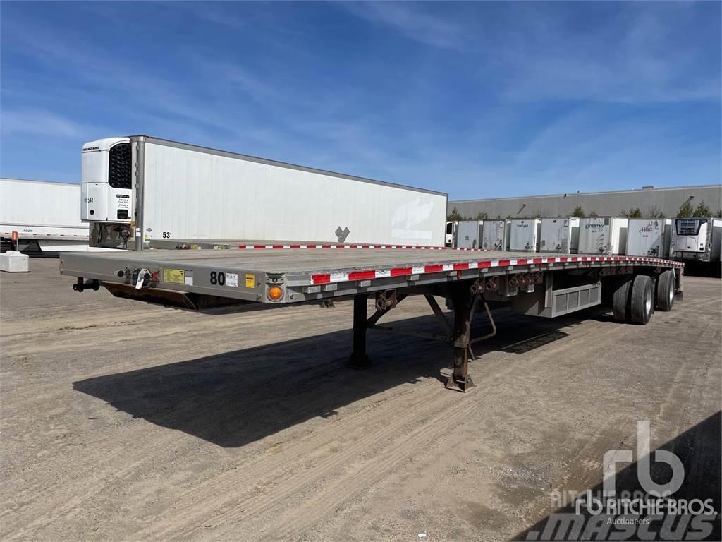Reitnouer 53 ft T/A Spread Axle Flatbed/Dropside semi-trailers