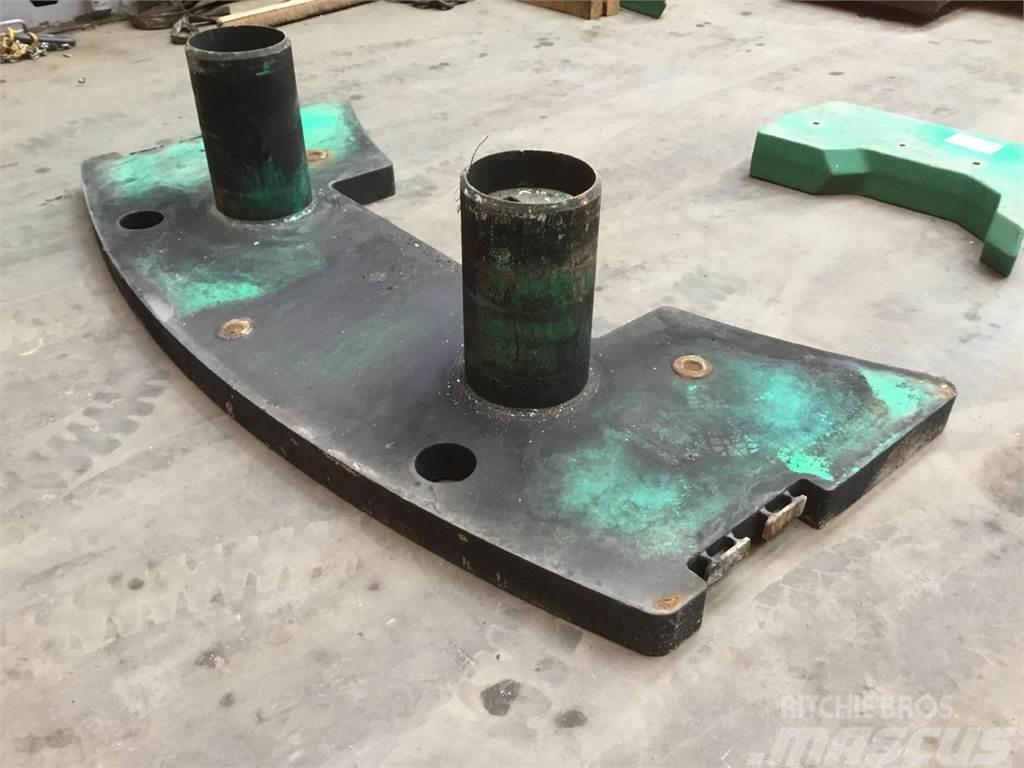 Faun ATF 60-3 counterweight base plate 1,6 ton Crane parts and equipment