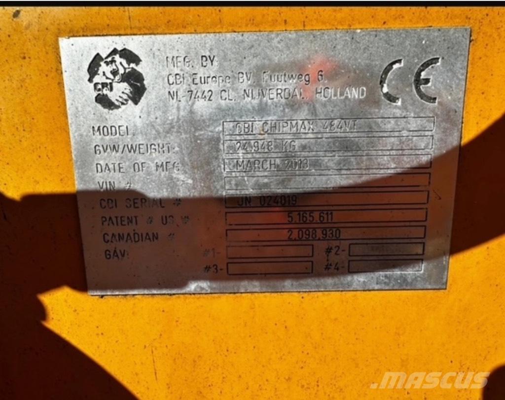 CBI Chipmax 484VT Štěpkovače