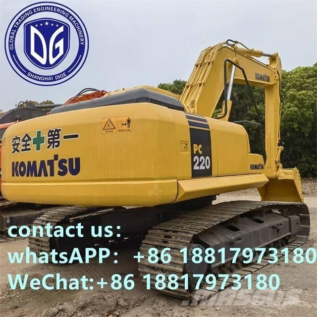 Komatsu PC220-7 Pásová rýpadla