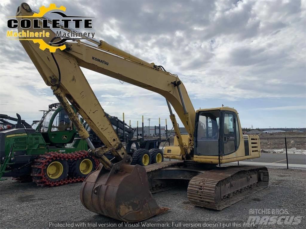 Komatsu PC 220-6 Pásová rýpadla