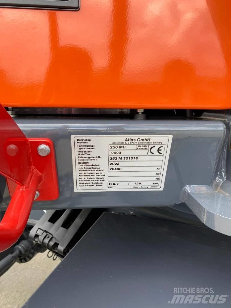 Atlas 250MH Stroje pro manipulaci s odpadem