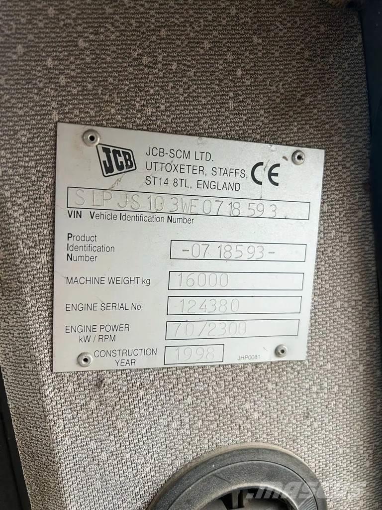 JCB JS 160W Kolová rýpadla
