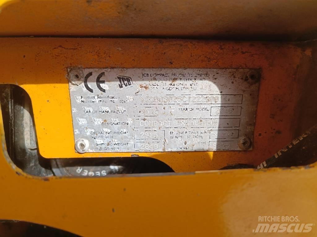 JCB 8025 ZTS Pásová rýpadla