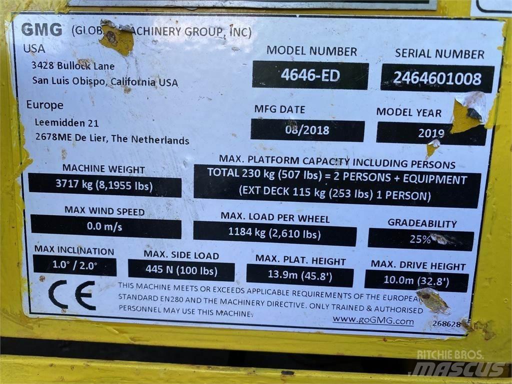 GMG 4646-ED Nůžková zvedací plošina