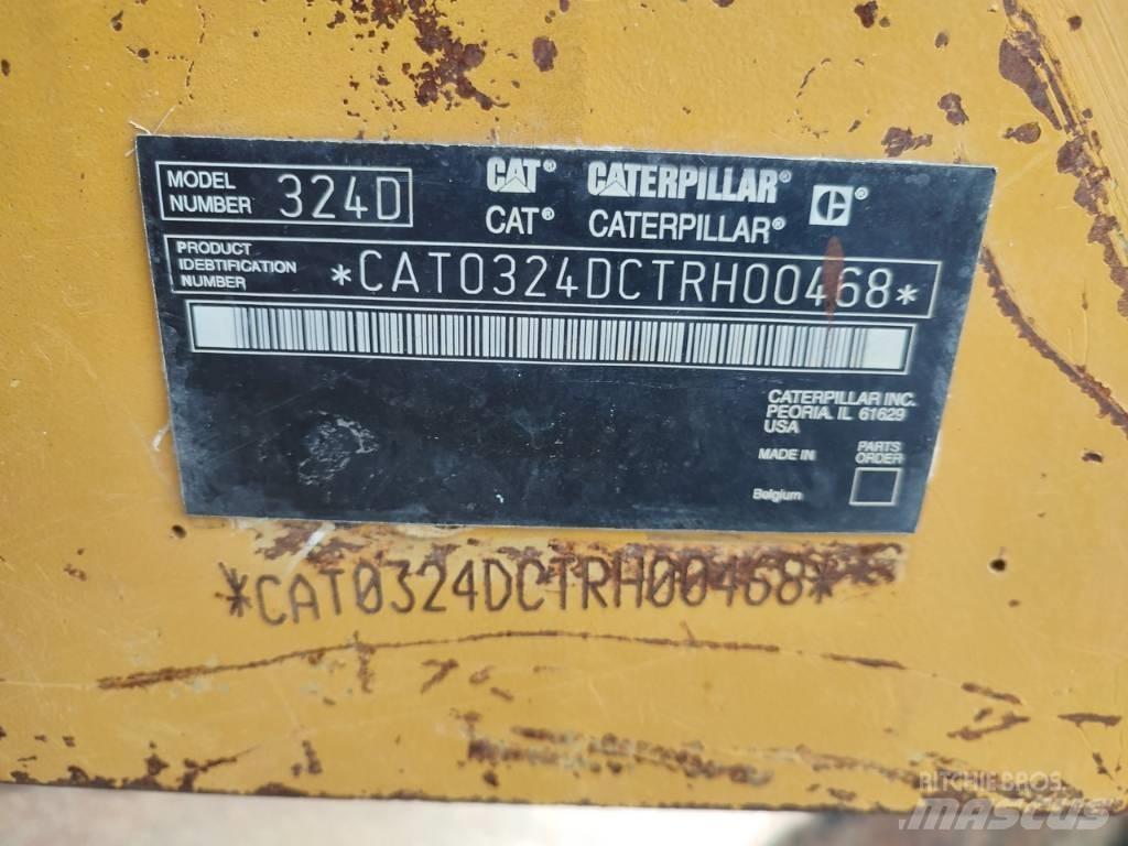 CAT 324 D Pásová rýpadla