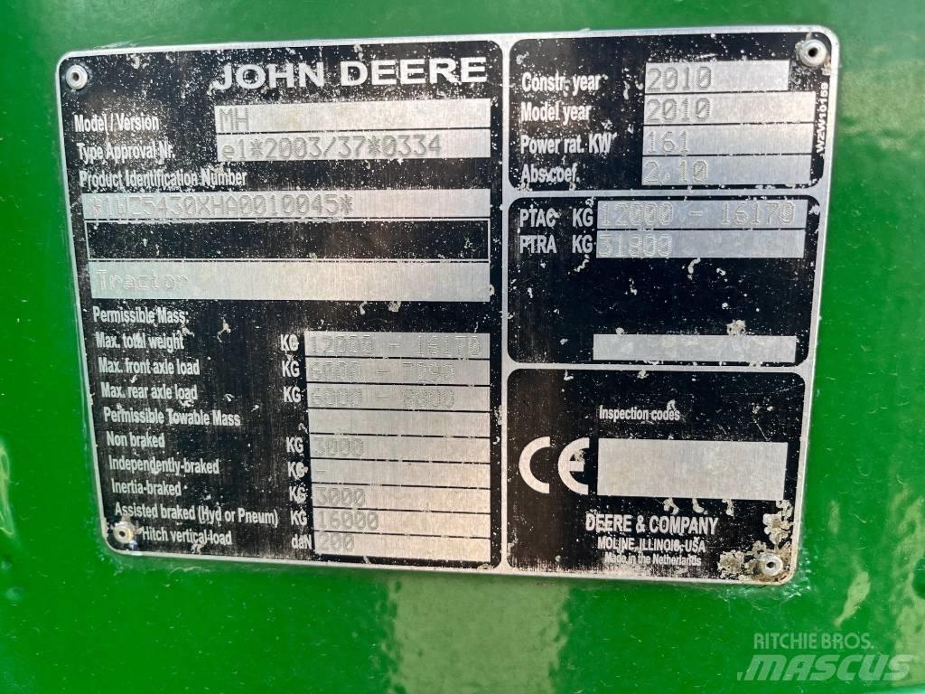 John Deere 5430 I Samohybné postřikovače