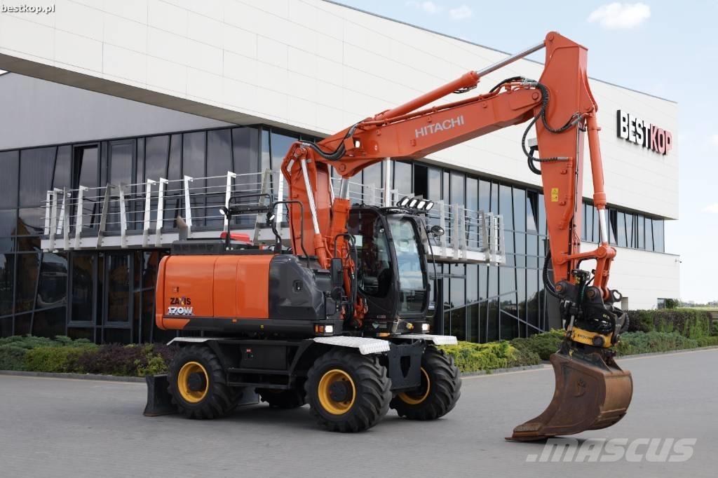 Hitachi ZX 170 W-6 Kolová rýpadla