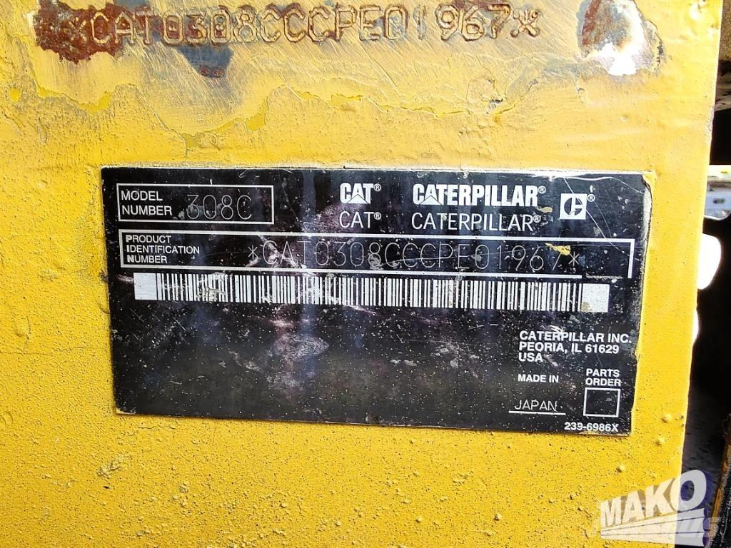 CAT 308 C Pásová rýpadla
