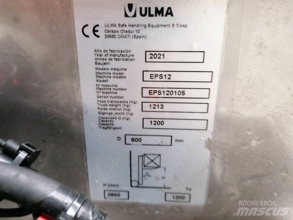 Ulma EPS12 Ručně vedené vysokozdvižné vozíky